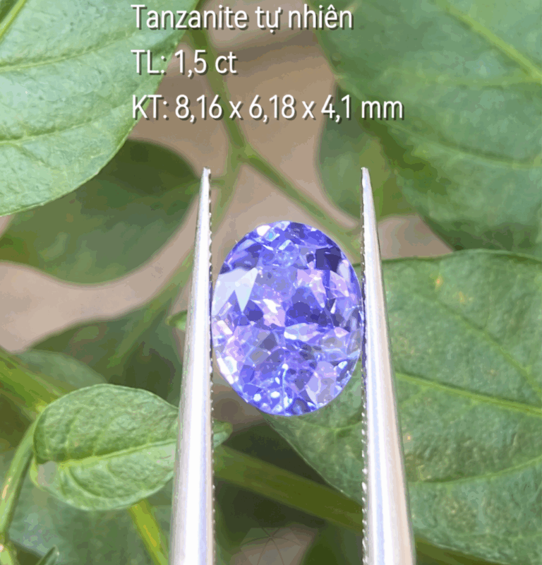  Tanzanite Xanh Tự Nhiên KG-10080.25