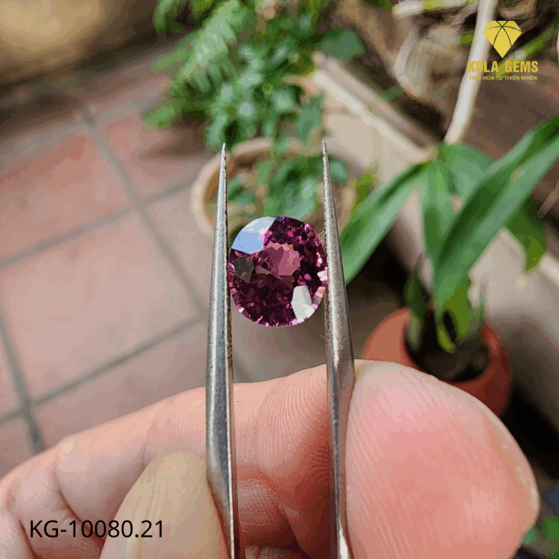 Garnet Hồng Tím Tự Nhiên KG-10080.21