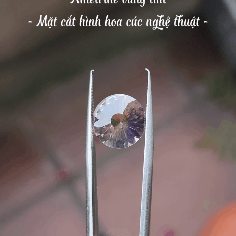 Ametrine Vàng Tím Tự Nhiên L98.1.2