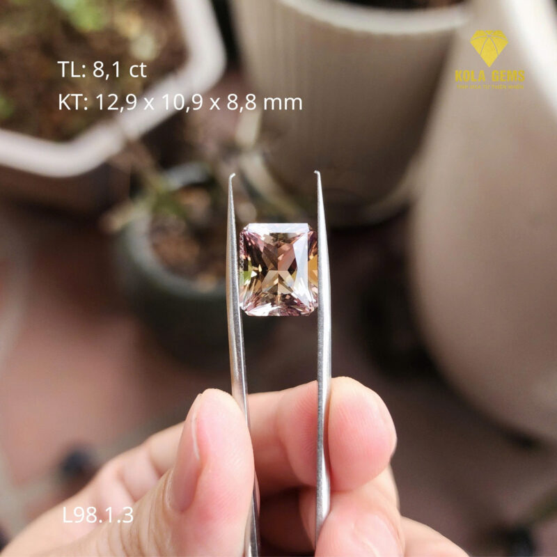 Ametrine Vàng Tím Tự Nhiên L98.1.3