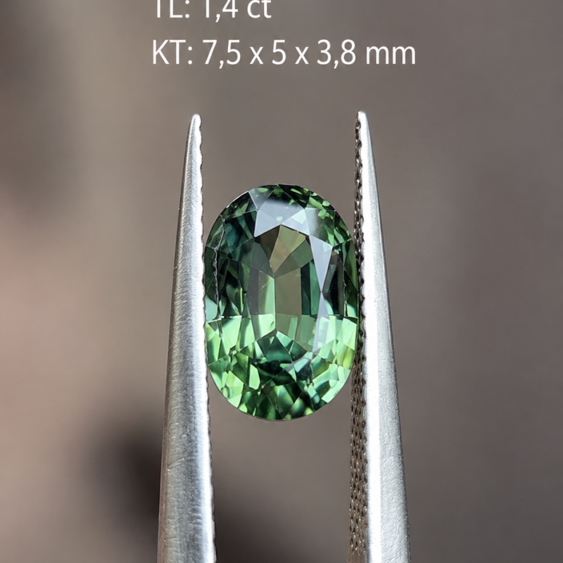 Sapphire Xanh Rêu Tự Nhiên KG-100201